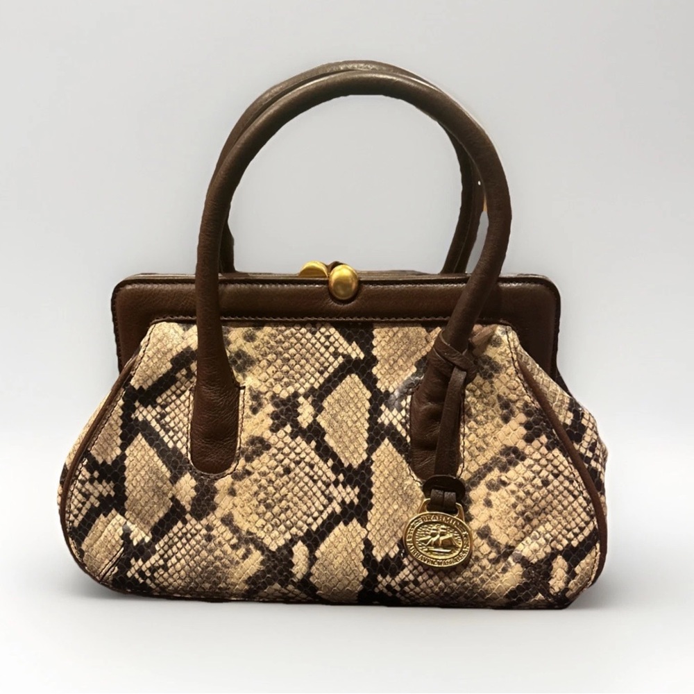 Brahmin Mini Satchel Island Python Handbag NWT No Care Cards